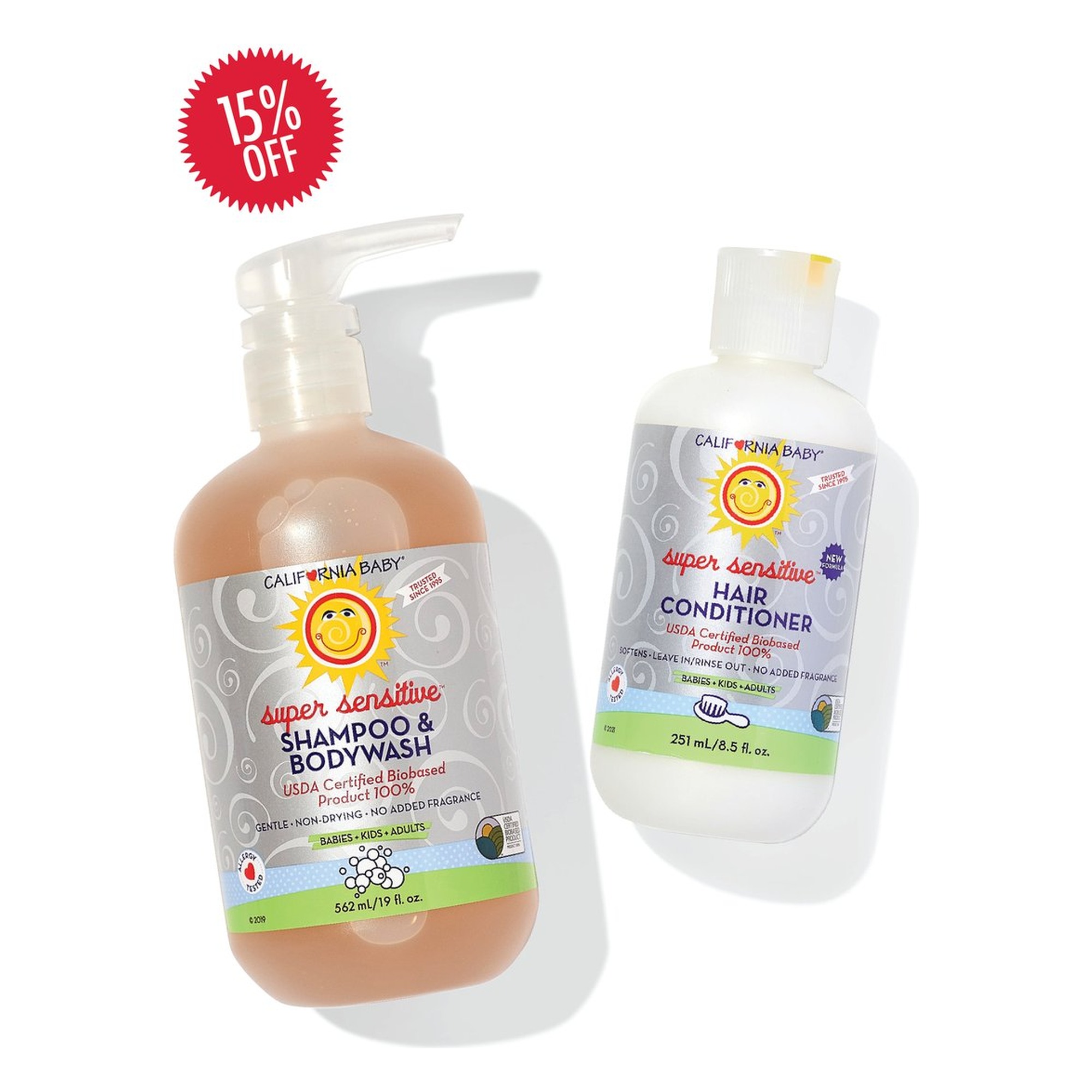 Baby Shampoo + Conditioner Set