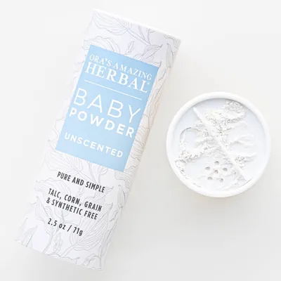 Talc Free Baby Powder, Corn Free