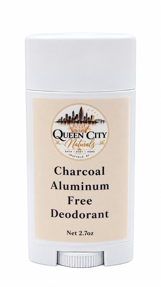 Charcoal Deodorant (Aluminum & Baking-Soda Free)