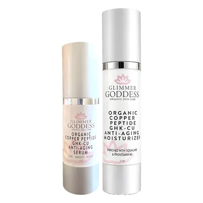 Copper Peptide Duo – Anti-Aging Serum & Moisturizer - Unscented