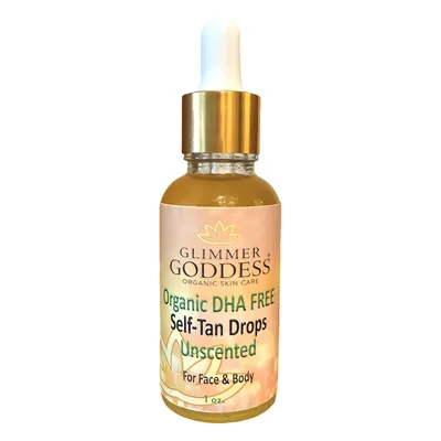 Organic DHA Free Tanning Drops – Gradual, No‑Odor Glow