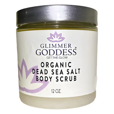 Organic Dead Sea Salt Body Scrub – Exfoliates, Detoxifies & Firms Skin